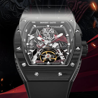 ChronoState BONEST GATTI BG9009 – Automatic Carbon Fiber Watch | Sapphire Mechanical Luxury Timepiece