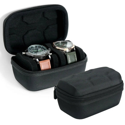 Organisateur de boîte de montres pour hommes ou femmes, étui de voyage portable pour montres, présentoir de montres pour montres-bracelets et montres connectées