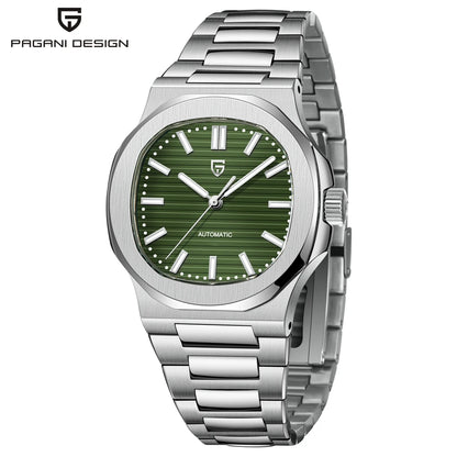 PAGANI DESIGN 2025 Nouvelles montres homme Montre automatique de luxe pour homme Mécanique 40MM Montre-bracelet Acier inoxydable Verre saphir AR
