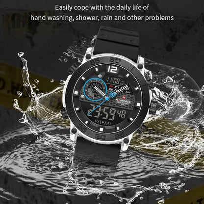 NAVIFORCE NF6104 Dual Display Multifunction Watch