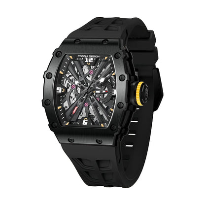 ChronoState Silver Phantom VH65 Skeleton Quartz Watch for Men