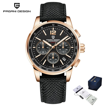 PAGANI DESIGN 2026 Nouvelles Montres Homme Luxe Mode Décontractée Quartz VK63 Étanche 100M Verre Saphir Acier Inoxydable