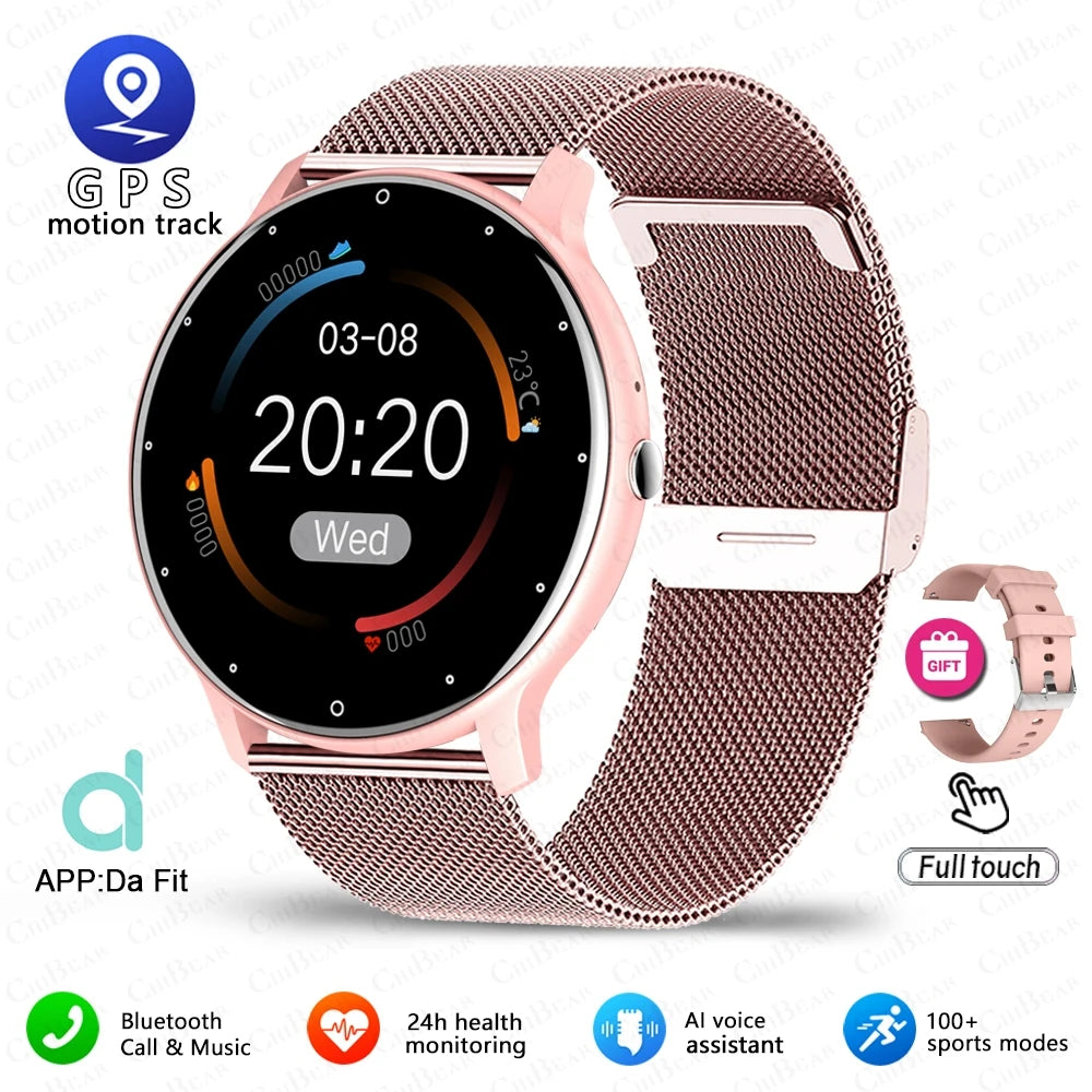 Montre connectée ultra-fine 2026 pour homme avec plus de 100 modes sportifs, surveillance de la fréquence cardiaque, assistant vocal IA, appels Bluetooth