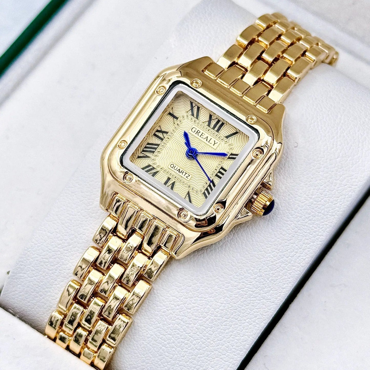 Nouvelles montres pour femmes, marque de luxe légère, affaires, or, acier inoxydable, mode féminine, montres à quartz, bracelet de montre pour femmes