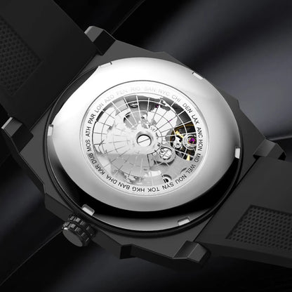 ChronoState Velocity Skeleton Luxury Sport Quartz Watch for Men