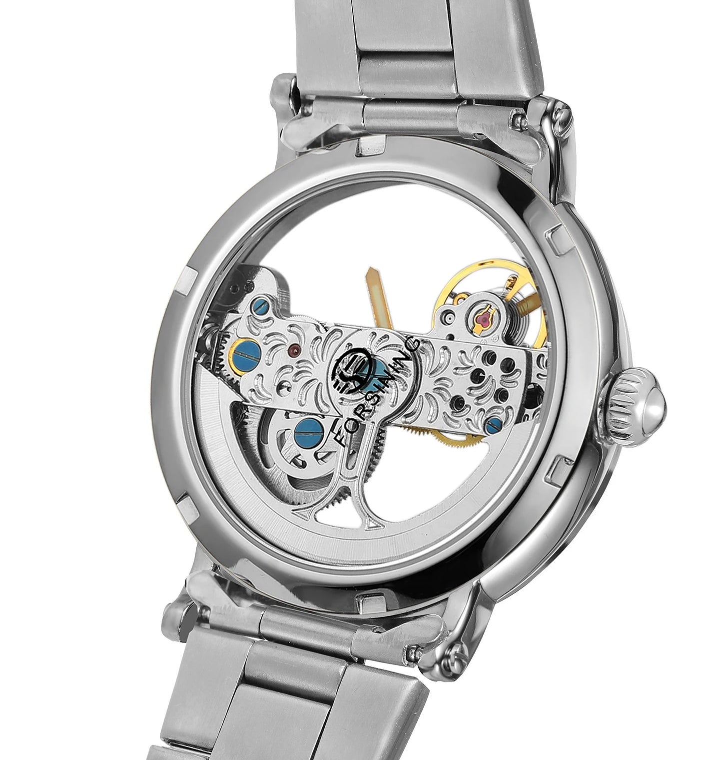 2026 Montre-bracelet de luxe originale en acier inoxydable avec squelette, tourbillon, automatique, mécanique, étanche et lumineuse pour homme