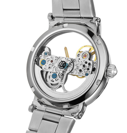 2026 Montre-bracelet de luxe originale en acier inoxydable avec squelette, tourbillon, automatique, mécanique, étanche et lumineuse pour homme
