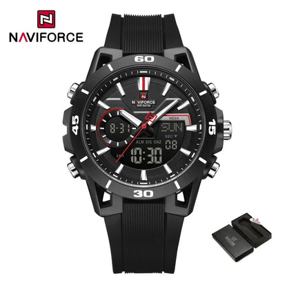 NAVIFORCE 2026 NF7135 Analog LCD Chronograph Watch