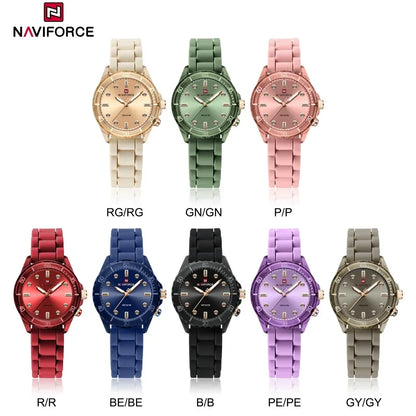 NAVIFORCE NF7115 Montre élégante, étanche, légère et stylée, montre décontractée