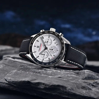 PAGANI DESIGN 2026 Nouvelle V5 PD1701 Montres Homme Luxe Montre à Quartz Homme Sport Vitesse Chronographe Verre Saphir AR Étanche 100M