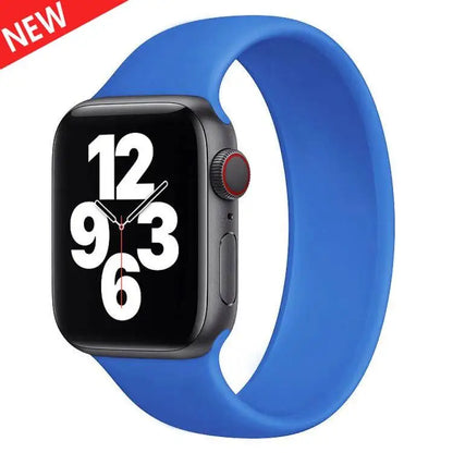 Solo Loop silicone for apple Watch Bands 40mm 44mm 45 41 49mm 42mm 46mm 38 bracelet iwatch series 11 10 9 8 7 6 se3 ultra2 strap