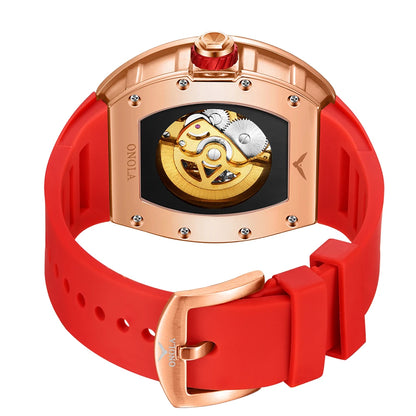 Luxury Watches Men ONOLA Fashion Hollow Full-automatic Mechanical Tape Waterproof Watch for Men Montres Pour Hommes Clock