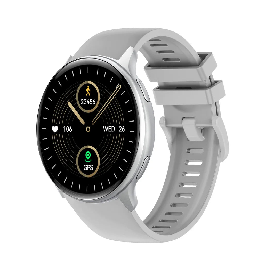 VALDUS VG53 Pro Montre Intelligente GPS Homme Femme Fitness 100+ Sports Longue Autonomie SOS AMOLED Montre Connectée Pour ios Android Appel BT
