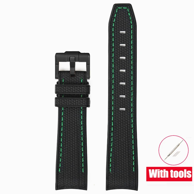 Bracelet de montre en caoutchouc pour Swatch X Omega Joint MoonSwatch étanche Sport 20mm Bracelet de montre en silicone incurvé pour hommes et femmes