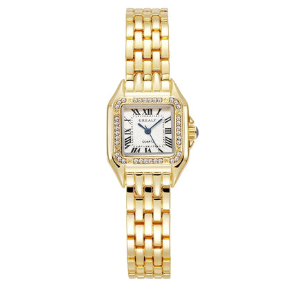 Luxury  Women Watches Fashion Square Quartz Wristwatch Simple Ladies Clock Reloj Mujer
