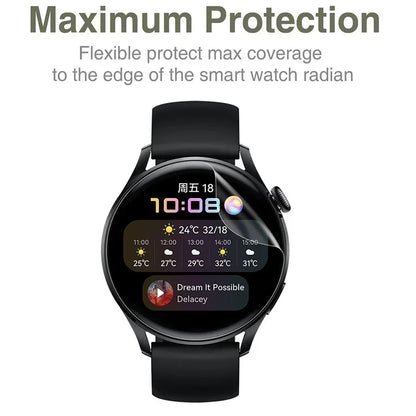 Protection d'écran ultra fine pour montre Tissot PRX Powermatic 80 T137407 T137410 T137463 T931407 Film hydrogel souple - Pas en verre