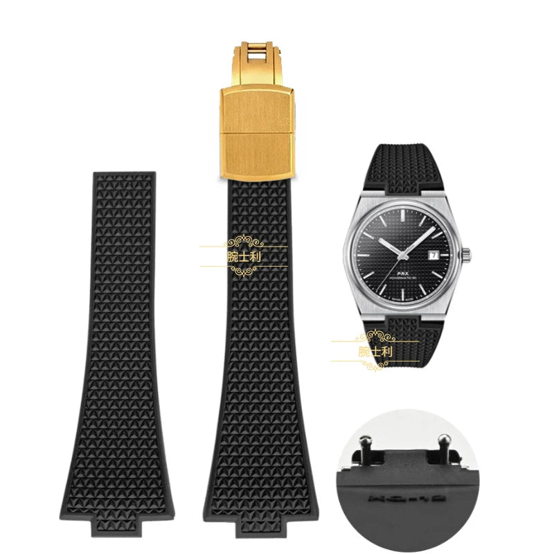 CTS Fluororubber Strap for Tissot PRX Series 35mm 40mm