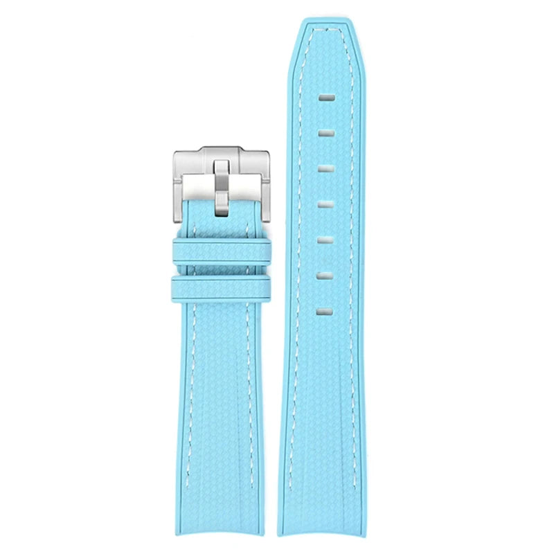 Bracelet de plongée 20mm pour Omega X Swatch Joint MoonSwatch Hommes Femmes Embout incurvé Arc Bracelet en caoutchouc TPU pour Outils de bracelet de montre Rolex
