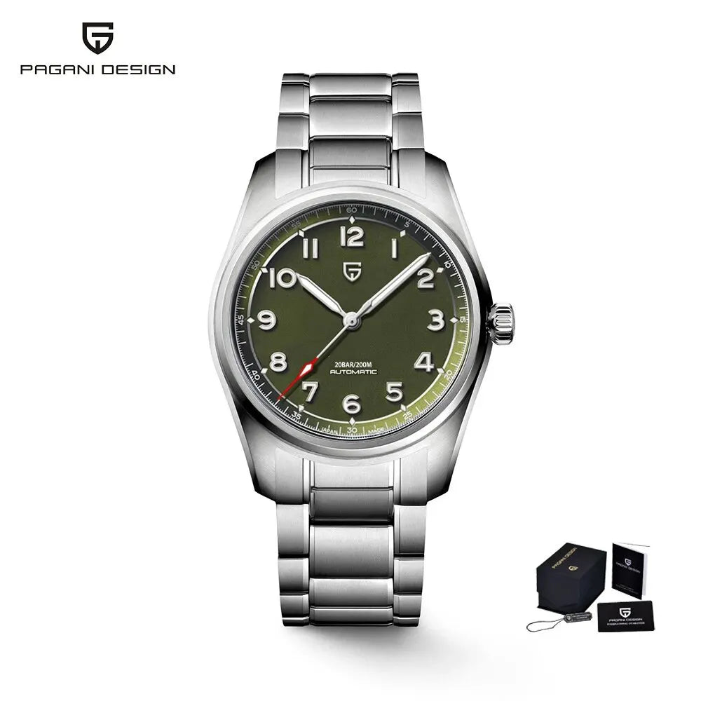 PAGANI Design 2026 Nouvelle Montre Mécanique Automatique Homme NH35A Verre Saphir Acier Inoxydable Étanche 200m Reloj Hombre