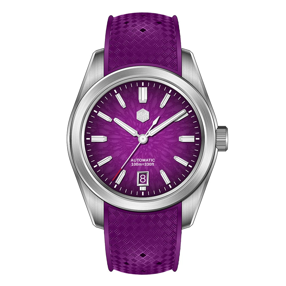Montre automatique San Martin Men SN0144-GS Cadran JianZhan Montre-bracelet mécanique