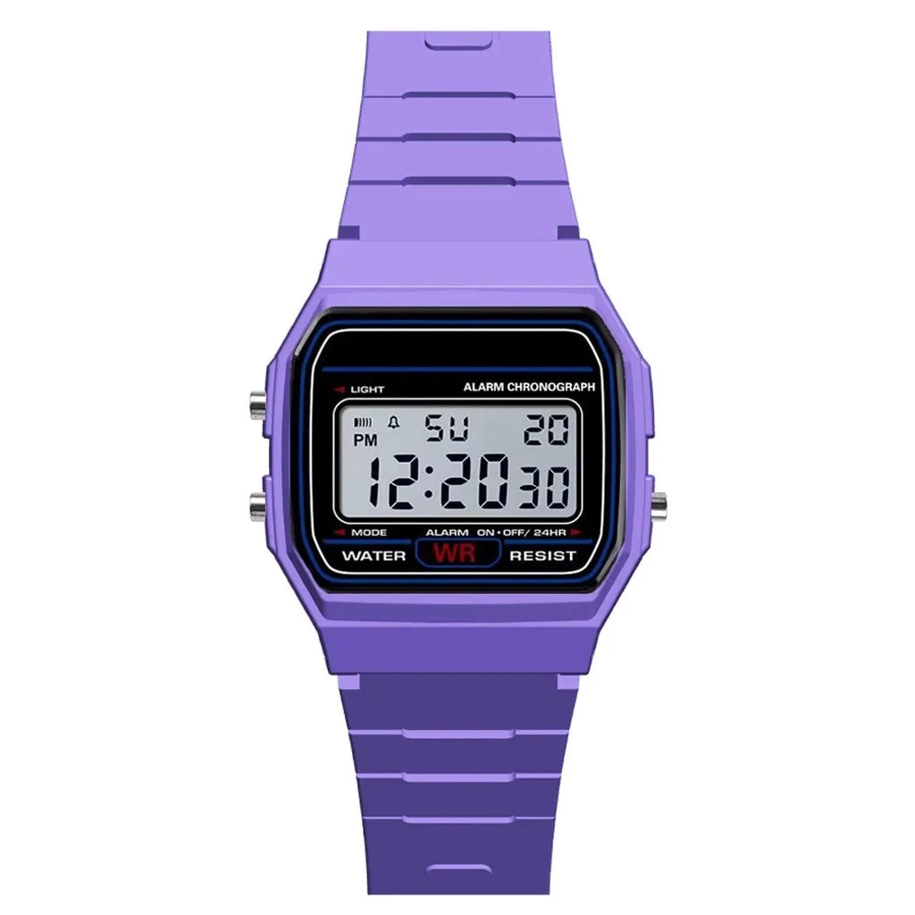 Montre de sport de luxe analogique et numérique militaire pour homme, étanche, avec LED, pour enfants et femmes, avec bracelet et alarme