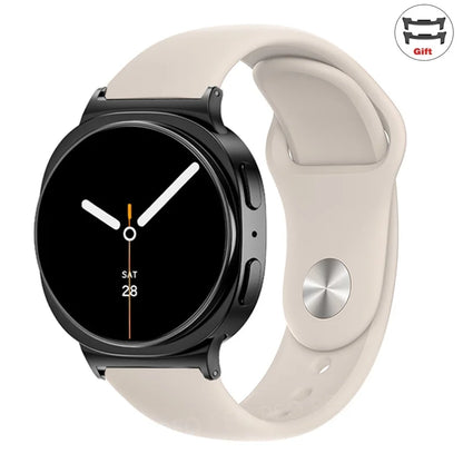 Sports Silicone Strap for Samsung Galaxy Watch 8 40mm 44mm Band No Gaps Correa Bracelet for Galaxy 8 Classic 46mm Accessories