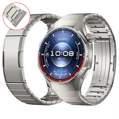Official 1:1 No Gap Titanium Strap for Huawei Watch GT 6 Pro Luxury Metal Bracelet correa Huawei Watch GT6 Pro Specialized Strap