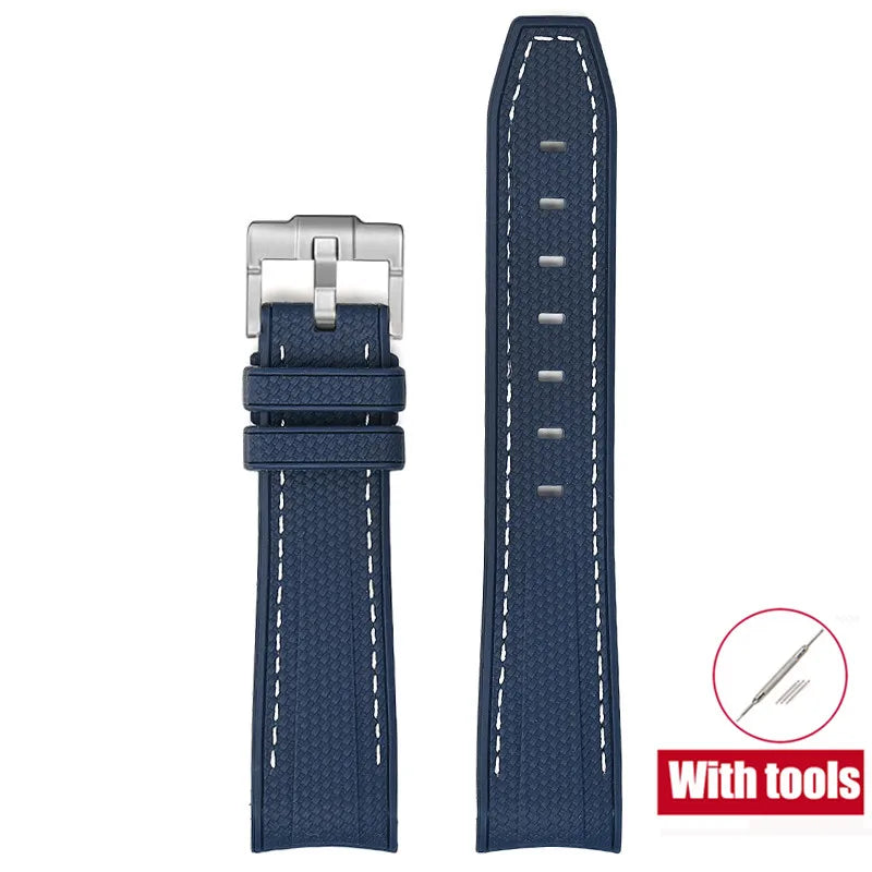20mm Diving Strap for Omega X Swatch Joint MoonSwatch Men Women Arc Curved End TPU Rubber Bracelet for Rolex Watch Band Tools