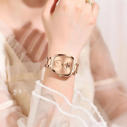 POEDAGAR Luxury Elegant Watch For Woman Waterproof Stainless Steel Quartz Women's Watches Simple High Quality Ladies Wristwatch