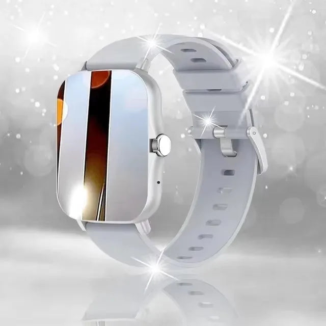 Montre connectée étanche 1,83'' avec réponse aux messages, appels, surveillance du sommeil, podomètre sportif, alertes d'informations pour iPhone Android