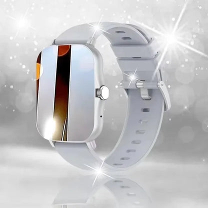Montre connectée étanche 1,83'' avec réponse aux messages, appels, surveillance du sommeil, podomètre sportif, alertes d'informations pour iPhone Android
