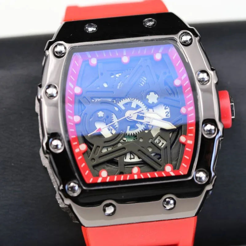 Domineering Beauty Pentagram Luminous Wine Barrel Watch