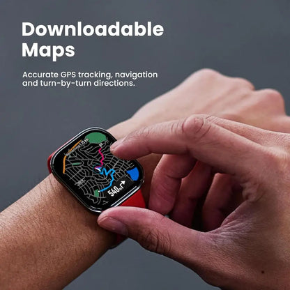 Montre connectée Amazfit Bip 6 46 mm, autonomie de 14 jours, écran AMOLED 1,97", GPS et cartes gratuites, IA, appels et SMS Bluetooth, santé, fitness