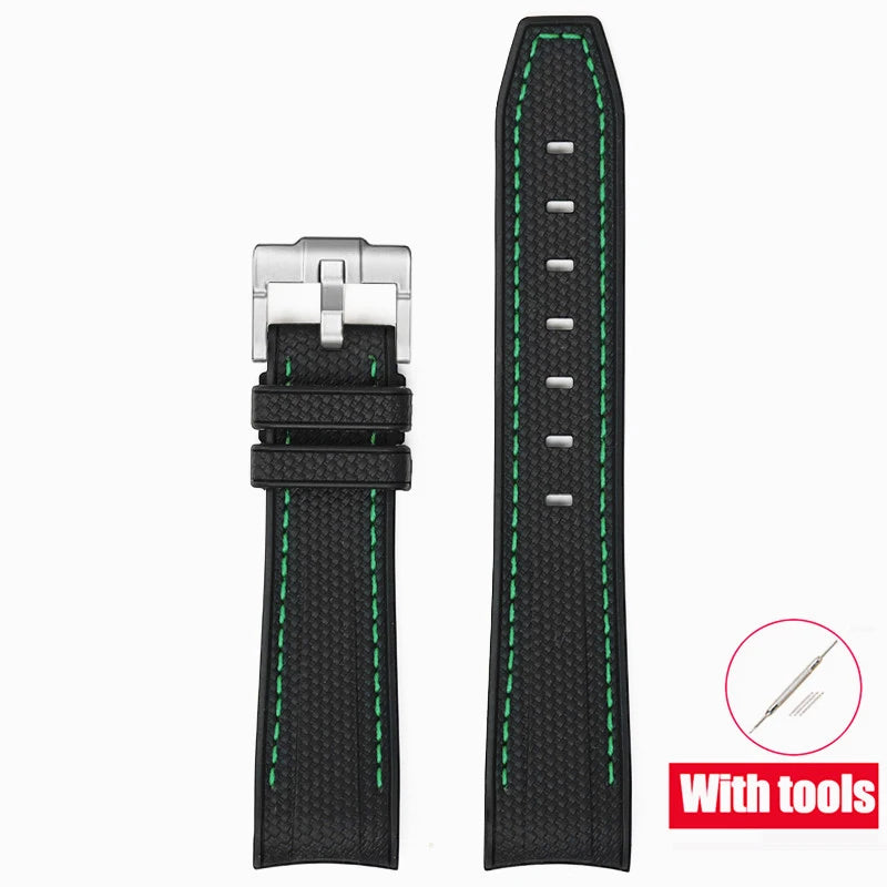 Bracelet de montre en caoutchouc pour Swatch X Omega Joint MoonSwatch étanche Sport 20mm Bracelet de montre en silicone incurvé pour hommes et femmes
