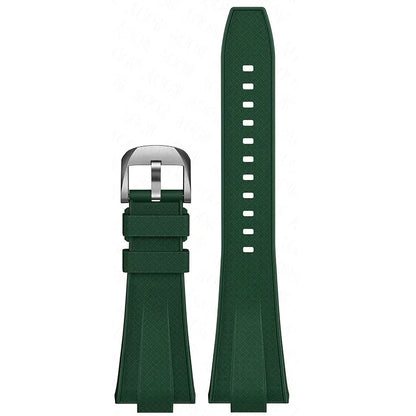 Bracelet de montre de rechange en silicone convexe pour homme Tissot PRX Powermatic 40mm T137.407 T137.410, en caoutchouc à dégagement rapide de 12mm
