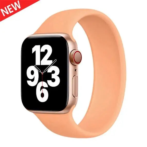 Solo Loop silicone for apple Watch Bands 40mm 44mm 45 41 49mm 42mm 46mm 38 bracelet iwatch series 11 10 9 8 7 6 se3 ultra2 strap