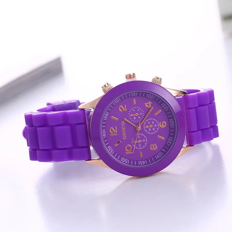 Women Watches 2025 New Fashion Luxury Brand Women's Watch Silicone Strap Quartz Wrist Watch For Female Relogio Feminino Zegarki