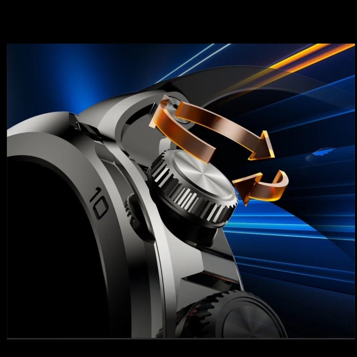 Montre intelligente H19 d'origine Android 10.0 avec caméra rotative à 190°, GPS, Wi-Fi, grand écran AMOLED de 1,95 pouce et stockage de 256 Go