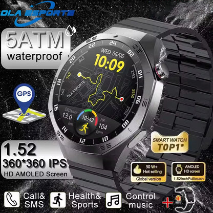 Original GT5PRO Smart Watch 5 Pro for Men Women New Technology GPS SmartWatch NFC Amolded Screen Waterproof Sport Business Watch