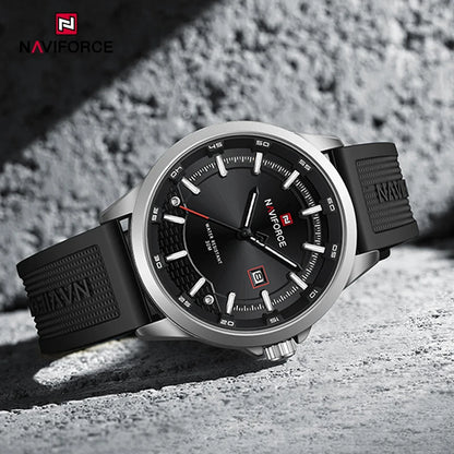 NAVIFORCE NF9248T Business Casual Silicone Strap Watch