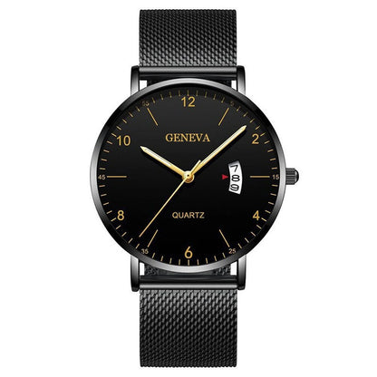 ChronoState Ultra Thin Mesh – Luxury Quartz Business Watch | Waterproof Steel Men’s Watch