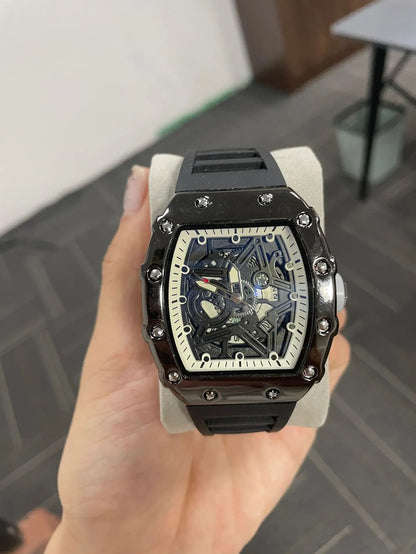 Domineering Beauty Pentagram Luminous Wine Barrel Watch