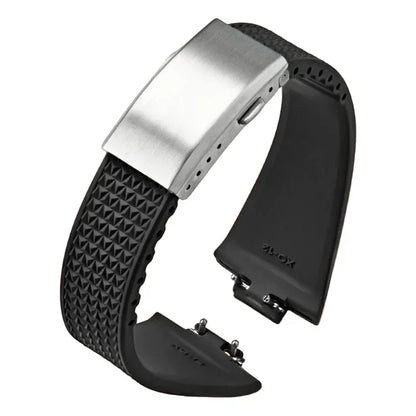 Bracelet en caoutchouc fluoré pour Tissot PRX Series Super Player 35mm 40mm FKM Femmes Hommes Boucle déployante à dégagement rapide Bracelet de montre 11mm 12mm