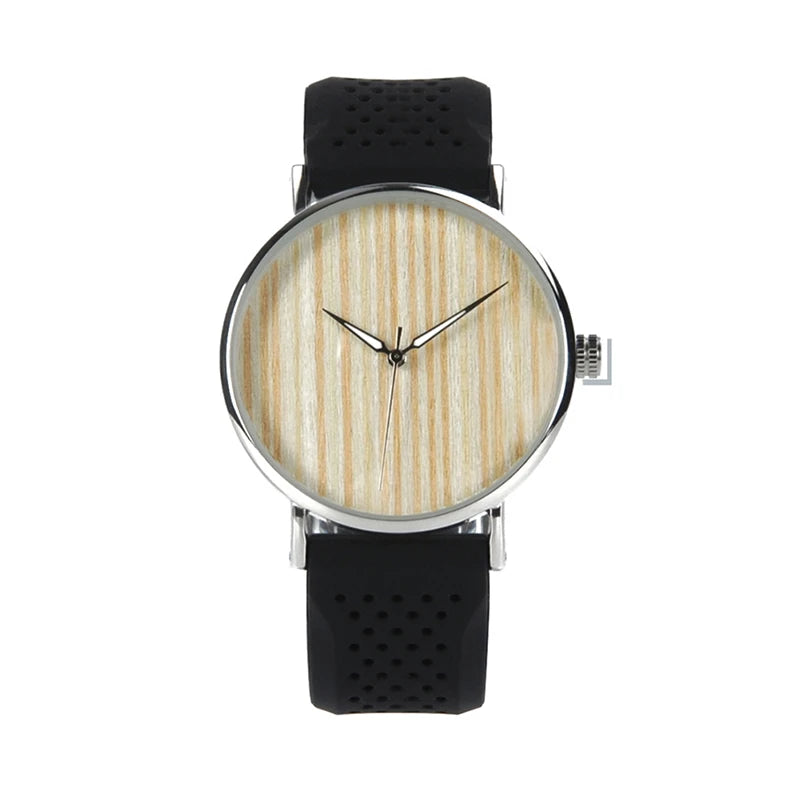 BOBO BIRD Universal Bamboo Wooden Leather Watch