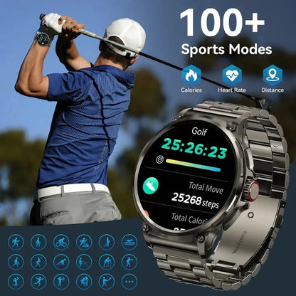 Montres intelligentes GPS ultra-performantes avec batterie 710 mAh, montres boussole étanches NOUVEAU pour hommes femmes 2025 Nouvelle montre intelligente GPS militaire sport pour hommes