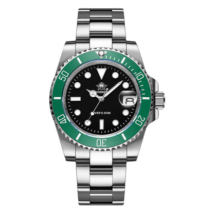 Montre Homme ADDIESDIVE en Acier Inoxydable, Montre Quartz Européenne et Américaine, Décontractée et Étanche pour Sports de Plein Air
