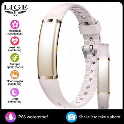 New Men Smart Bracelet Women Health Heart Rate Sleep Monitor Sport GPS Tracker Step Count Smart Band IP68 Waterproof Smartwatch