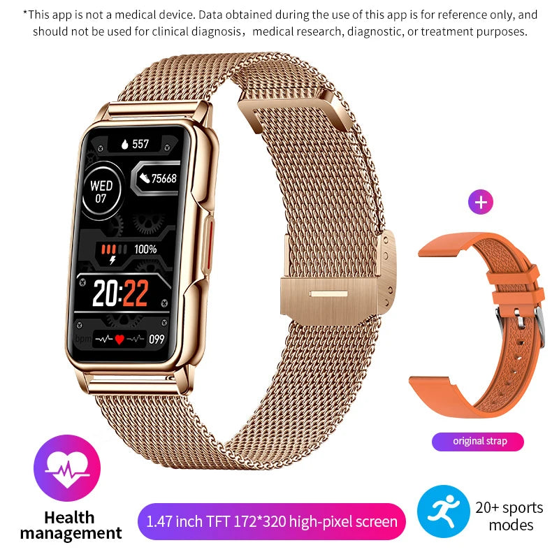 Montre intelligente LIGE pour hommes et femmes, bracelet intelligent de fitness, moniteur de fréquence cardiaque et de tension artérielle, étanche, appels Bluetooth