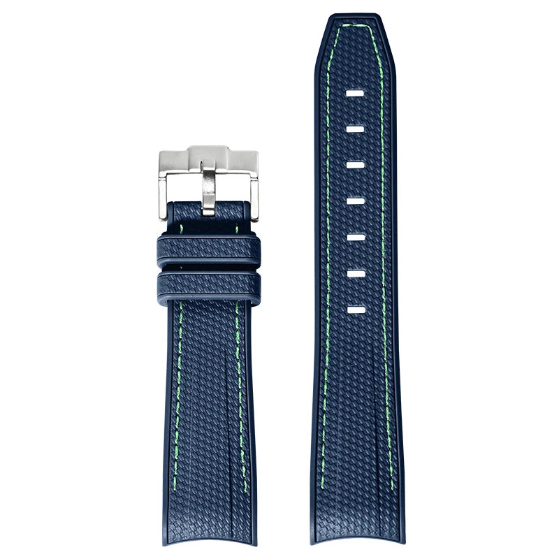 20mm Diving Strap for Omega X Swatch Joint MoonSwatch Men Women Arc Curved End TPU Rubber Bracelet for Rolex Watch Band Tools