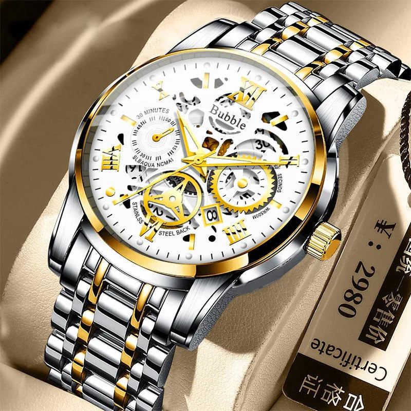 UTHAI L93 Roman Hollow Dial Watch